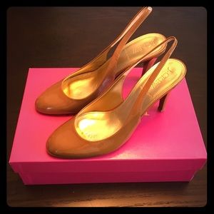 J.Crew Cate Patent High-heel Slingbacks