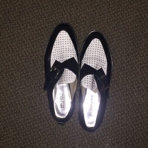 Michael kors low plats black white and silver