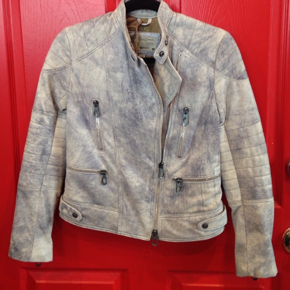 COCKPIT USA Distressed Leather Jacket - Picture 1 of 4