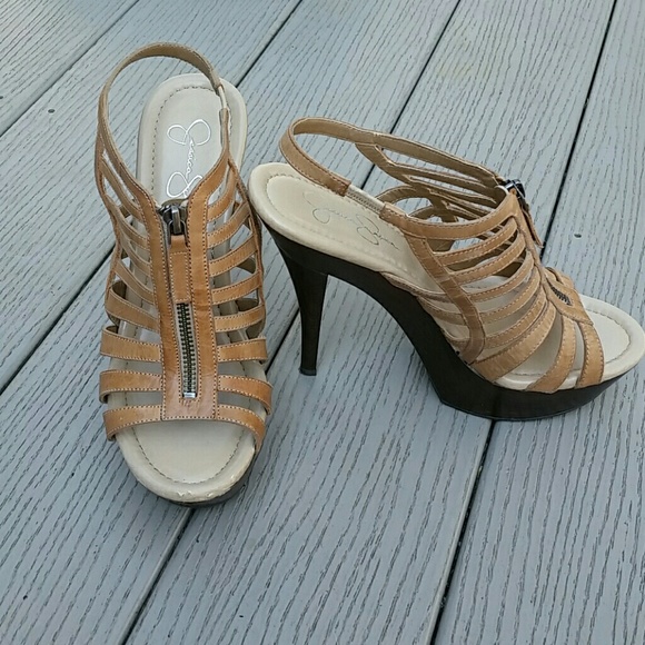 Jessica Simpson Shoes - Zip Up Gladiator Heels