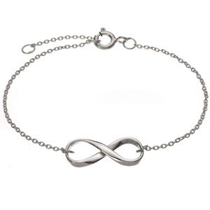 Infinity bracelet (silver color)