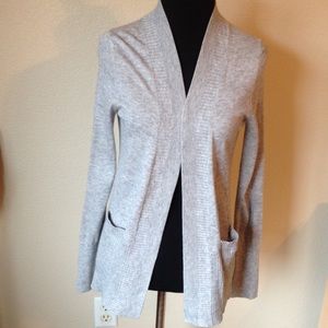 Gray cardigan