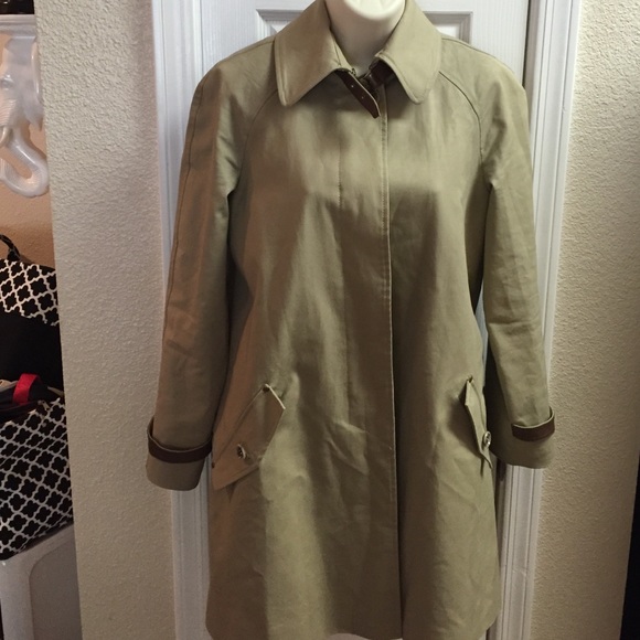 Pendleton trench coat with wool zip out lining sz4 - Picture 1 of 4
