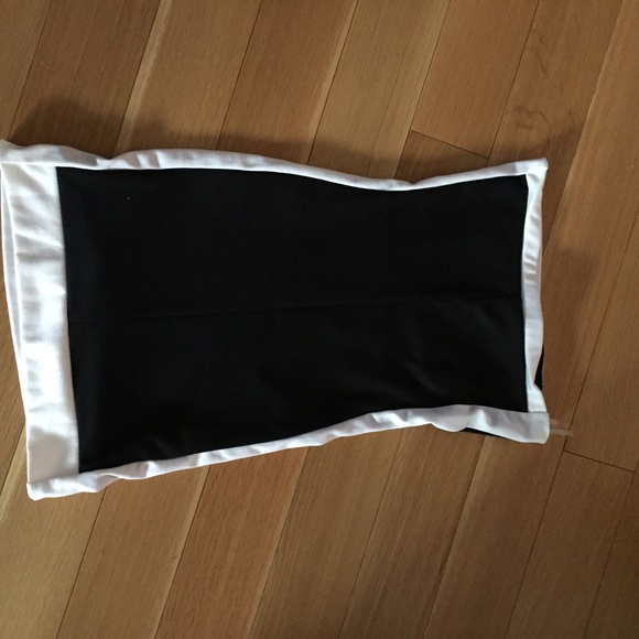 Color block strapless dress - Picture 2 of 4