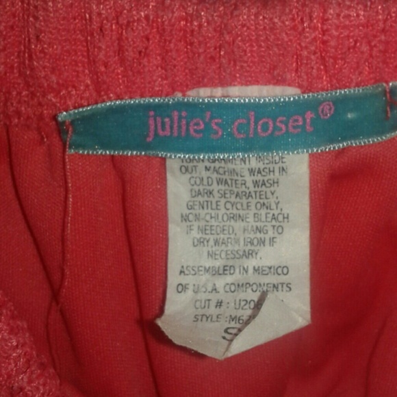 STRAPLESS CORAL LACE RUFFLE DRESS JULIE'S CLOSET - Picture 3 of 3