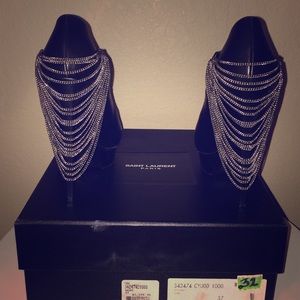 Saint Laurent "Janis" Platform Pointed Pumps