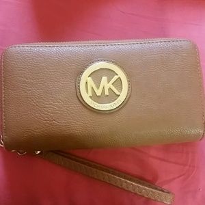 Very cute brown MK Wallet