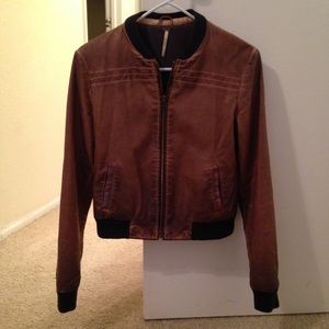 Free People Leather Jacket