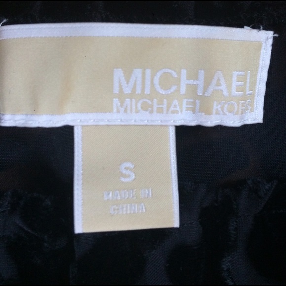 Michael Kors Black Cheetah Print Top - Picture 2 of 4