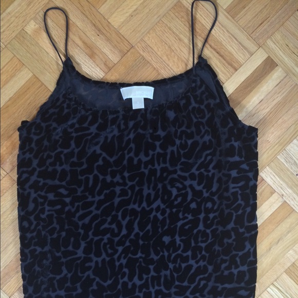 Michael Kors Black Cheetah Print Top - Picture 4 of 4
