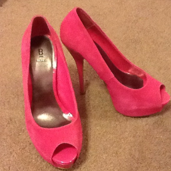 Bakers pink heels.