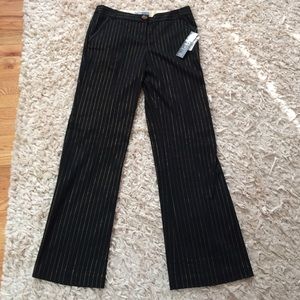 Star City Pants - New with Tags! Festive Gold Pinstripe Trousers! Star City Pants - New with Tags! Festive Gold Pinstripe Trousers!