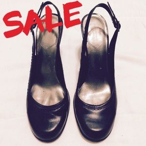 Nine West Leather Slingback Shoes