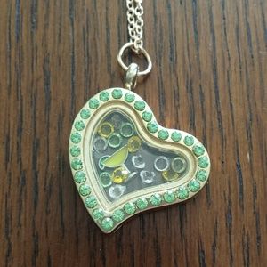 Locket with Margarita Glass Charm