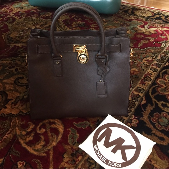 MK Large Hamilton Saffiano Tote