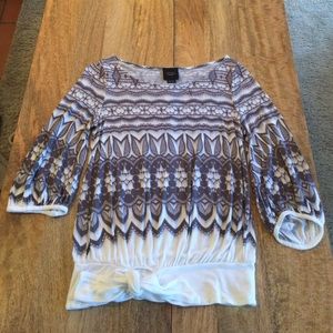 Dressy t shirt with tide up waist