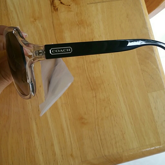 Coach Sunglasses crystal/black. With TAGS!!!