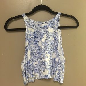 Lulu Print Crop Top