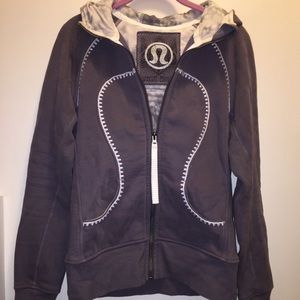 RARE special edition lululemon scuba hoodie gray 8