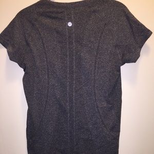 lululemon Run Swiftly SS Heathered Black 8