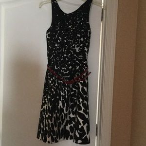 Black and white Ann Taylor dress
