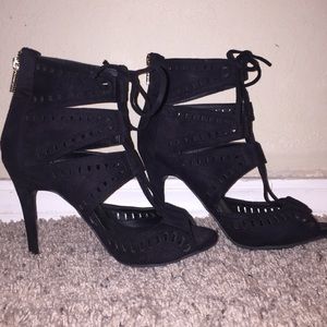 Black high heels