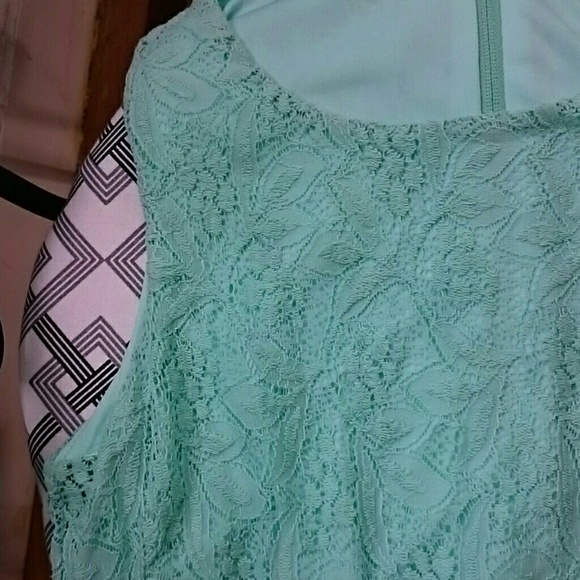 🎉 HP Style Obsessions 🎉NWT mint lace dress - Picture 3 of 5