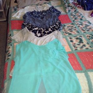 Huge name brand bundle flowing and ruffle shirts