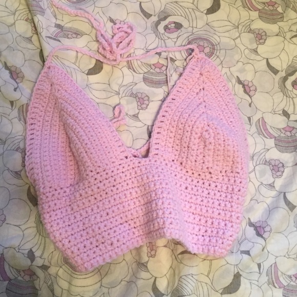 Crochet halter top