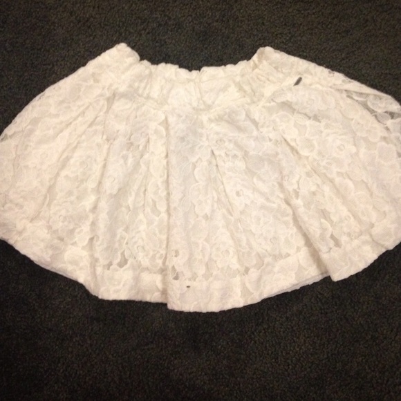 white lace skirt from Hollister size m