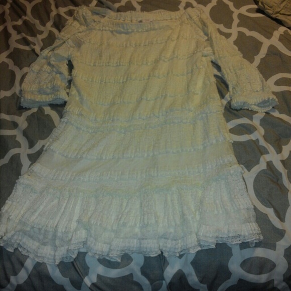 Cream colored dress in EUC size large