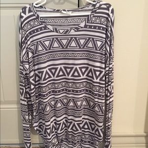 Long sleeve tunic