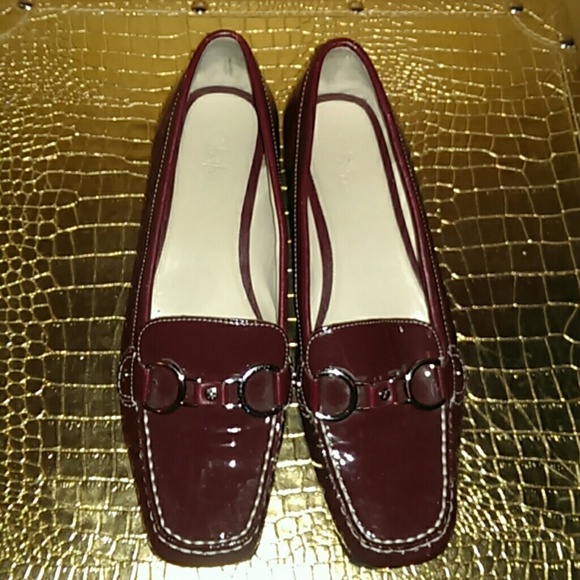 Cole Haan patent loafers