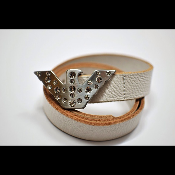Armani Leather Belt Junior 12-13T