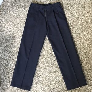 Men's navy blue dress pants