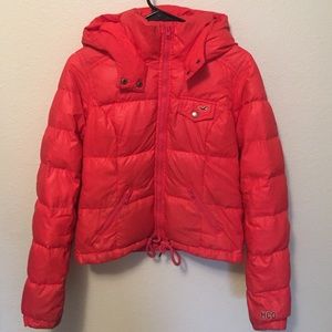 Hollister puffer jacket