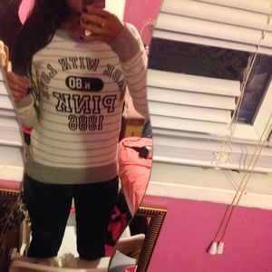 FINAL SALE Vs pink sweater