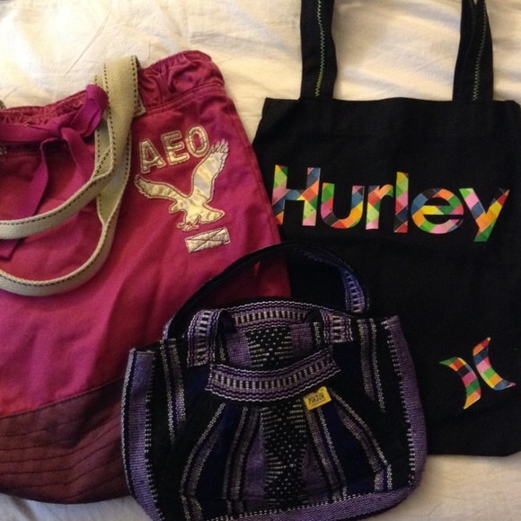 4 Various tote bags