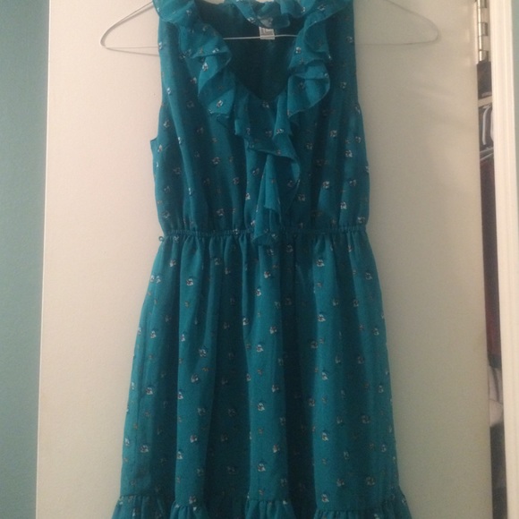 Turquoise dress