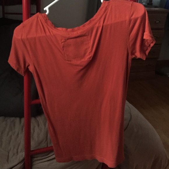 Dressy burnt orange short sleeve tshirt - Picture 2 of 2
