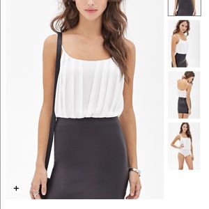 Pleated chiffon body suit 💜