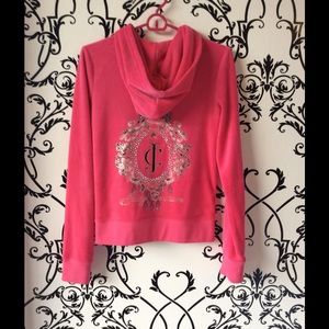 Juicy Couture Velour Hoodie 💋 BRIGHT PINK!