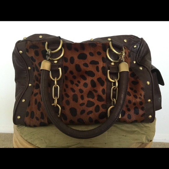 Handbags - A sophisticate Hobo style large fur front