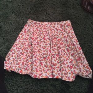 Summer flowery skirt