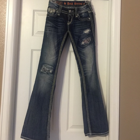 Rock Revival Alanis boot cut with sequent inlay