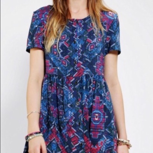 MINKPINK Dresses & Skirts - Mink Pink Tribal Babydoll Dress