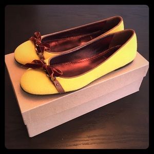 J.Crew Barcelona Solid Chain Bow Ballet Flats