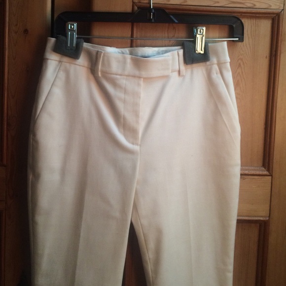 Rachel Zoe cream suiting trousers, size 2