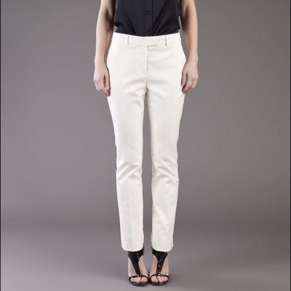 Rachel Zoe cream suiting trousers, size 2