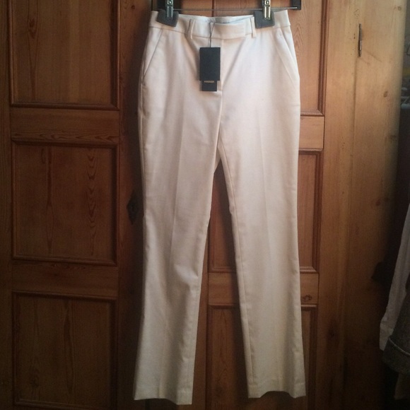 Rachel Zoe cream suiting trousers, size 2